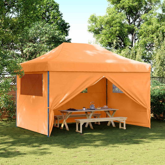 Tenda Party Arancione 279 x 410 x 315 cm Tessuto Oxford
