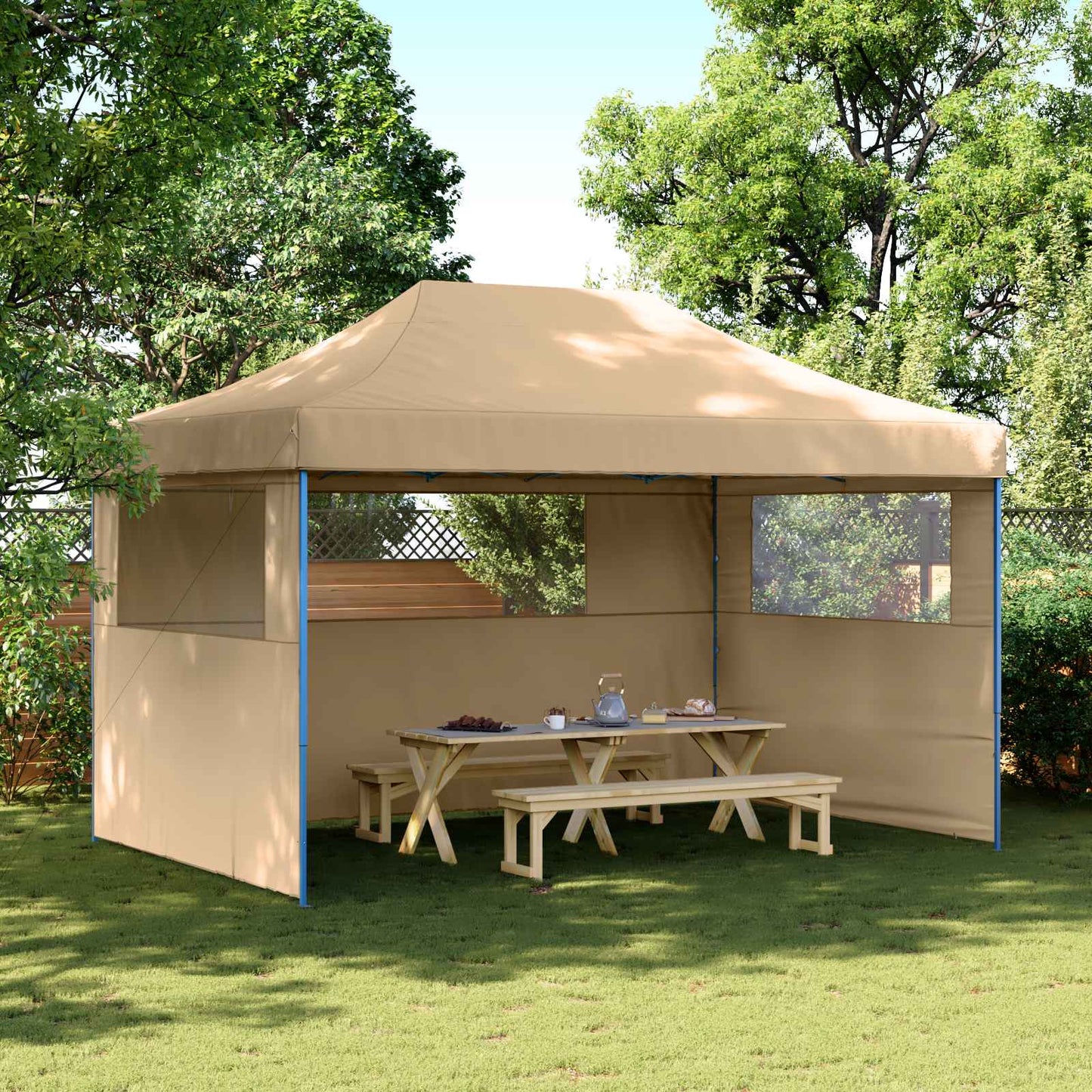 Tenda Party Beige 292 x 440 x 315 cm Tessuto Oxford | homemem39