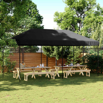 Tenda Party Nero 292 x 580 x 315 cm Tessuto Oxford