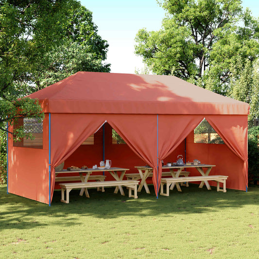 Tenda Party Terracotta 292 x 580 x 315 cm Tessuto Oxford