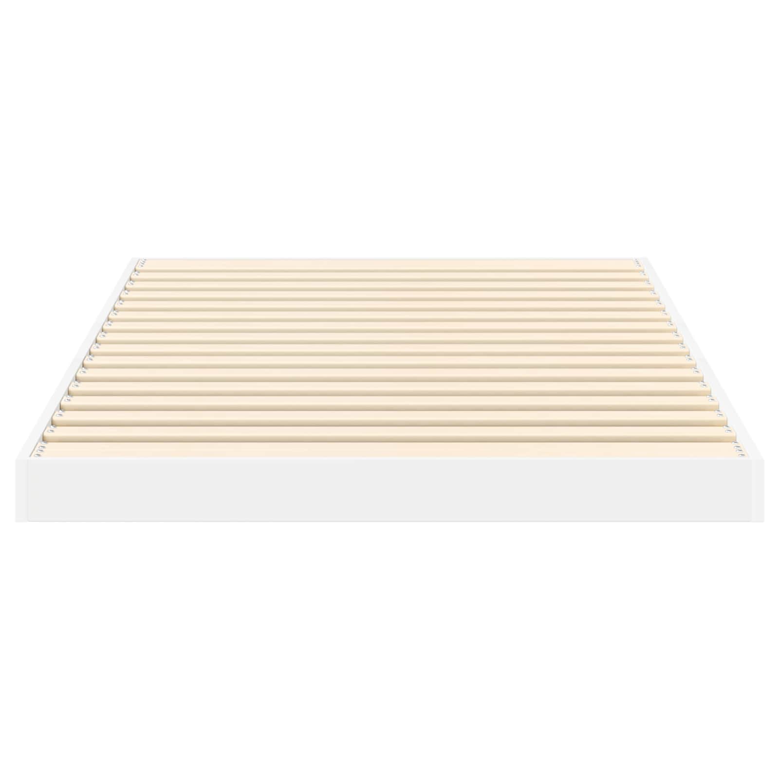 Struttura letto a terra Bianco 75 x 190 cm Legno multistrato | homemem39