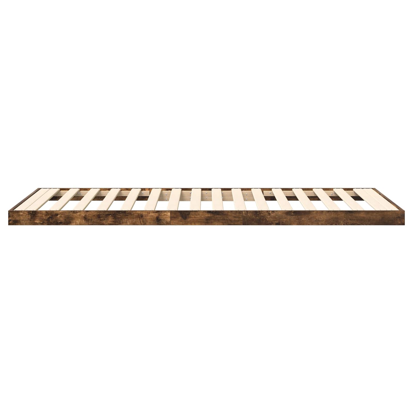 Struttura letto a terra Rovere fumé 75 x 190 cm