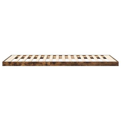 Struttura letto a terra Rovere fumé 75 x 190 cm
