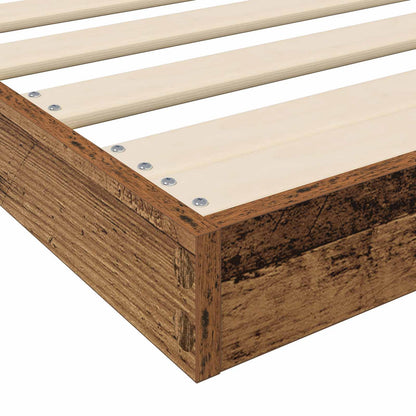 Struttura letto a terra Legno vecchio 90 x 190 cm | homemem39