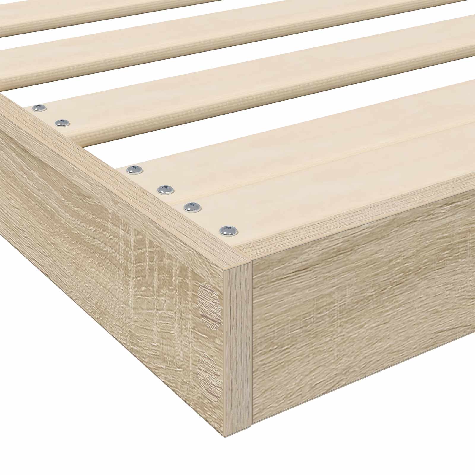 Struttura letto a terra Sonoma 80 x 200 cm Legno multistrato | homemem39