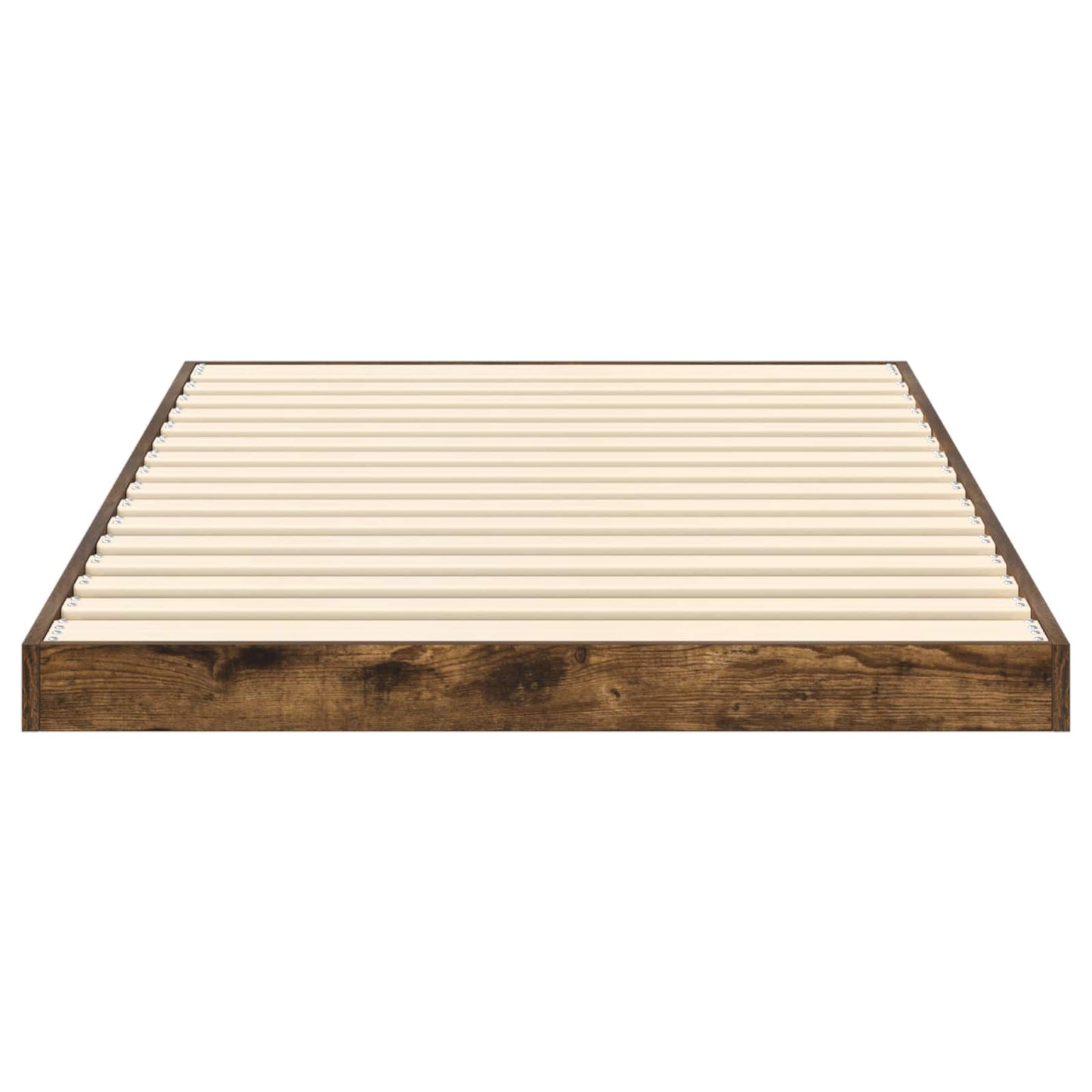 Struttura letto a terra Rovere fumé 80 x 200 cm