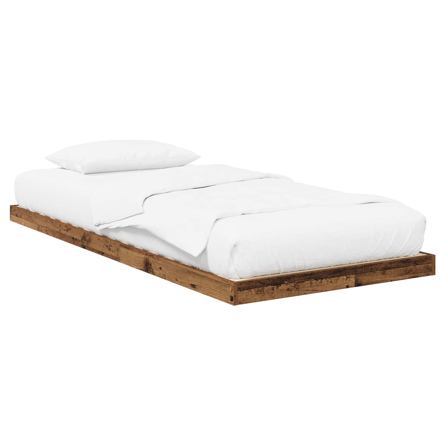 Struttura letto a terra Legno vecchio 80 x 200 cm | homemem39