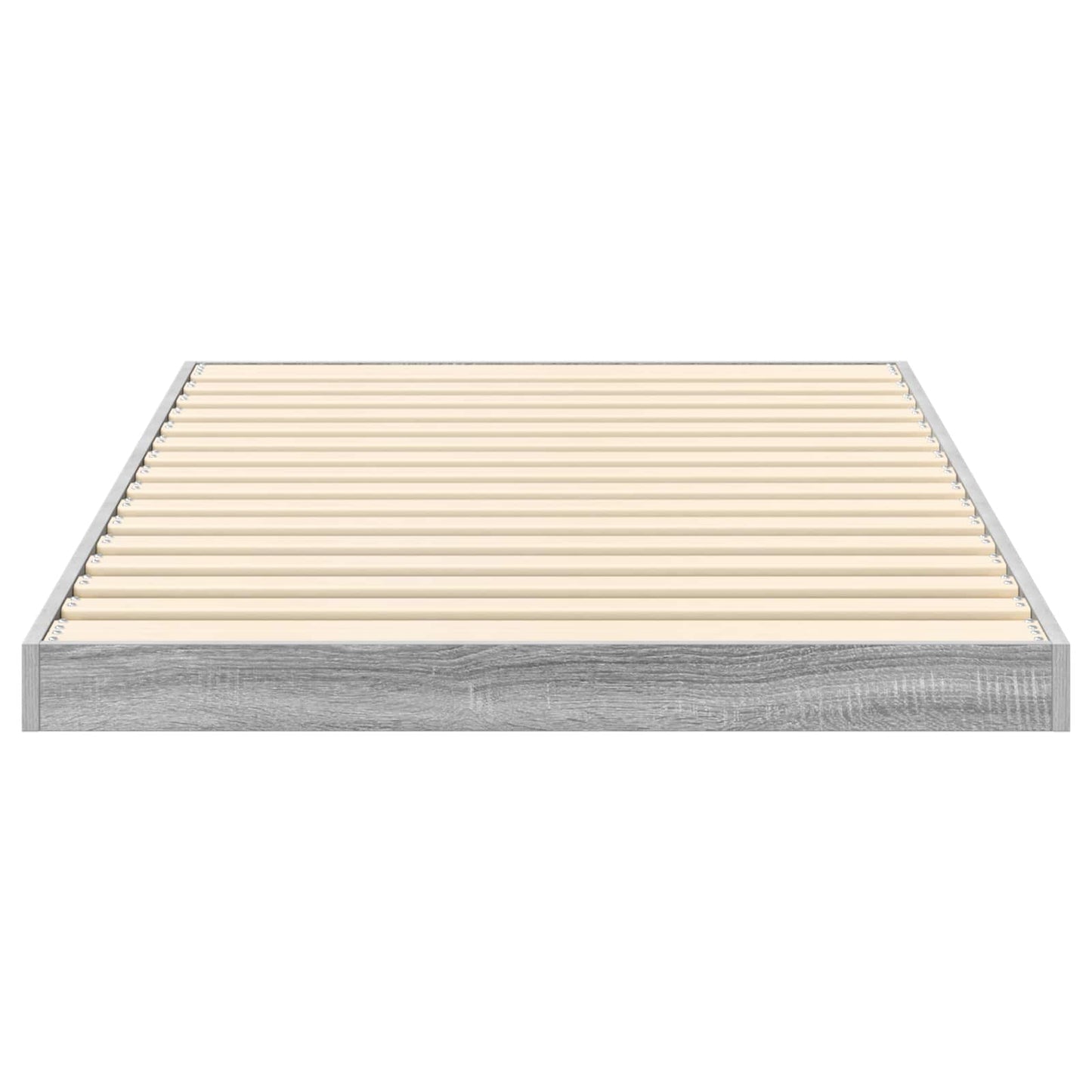 Struttura letto a terra Grigio Sonoma 90 x 200 cm