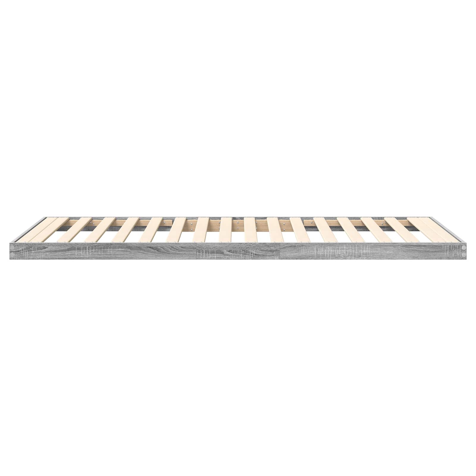 Struttura letto a terra Grigio Sonoma 90 x 200 cm | homemem39