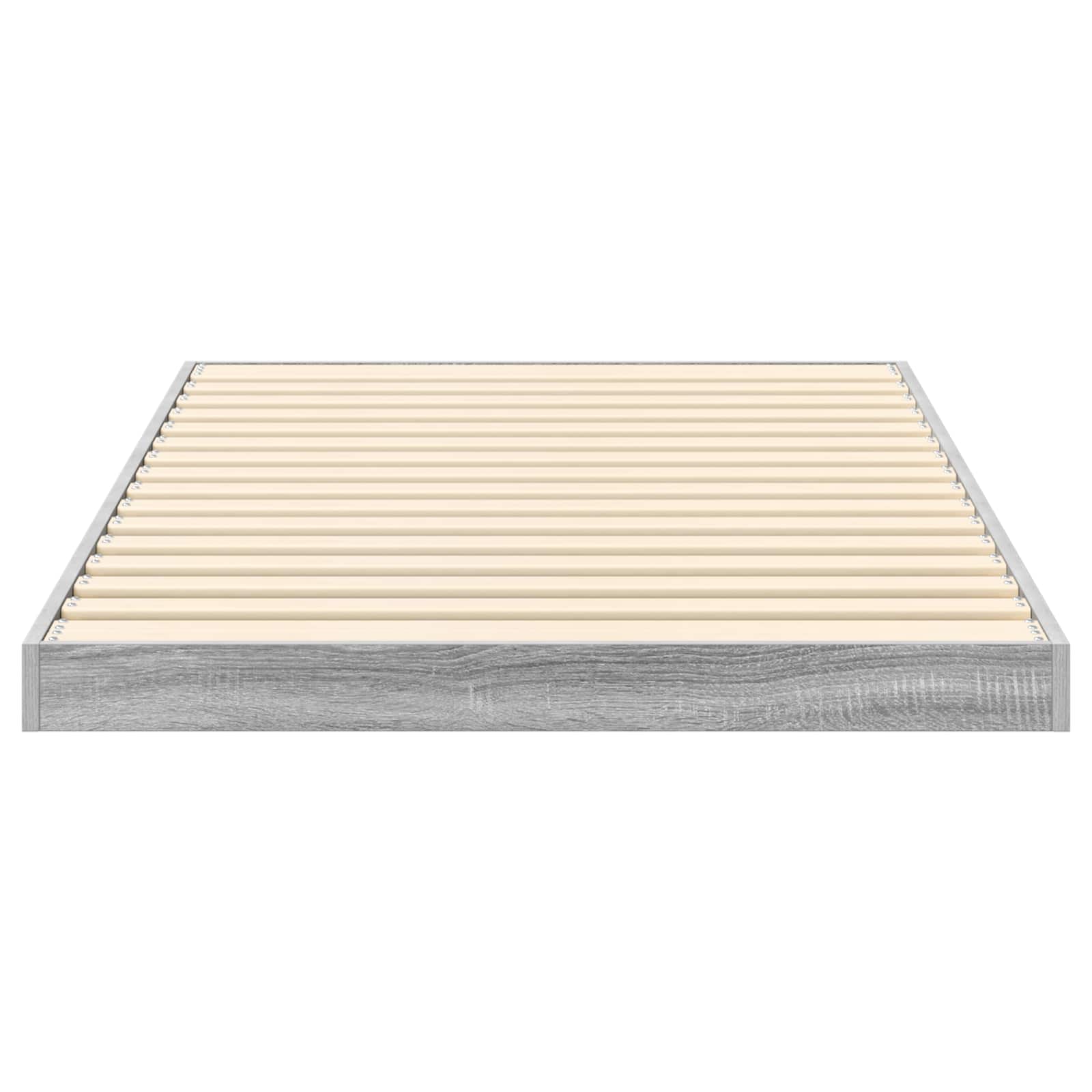 Struttura letto a terra Grigio Sonoma 100 x 200 cm | homemem39