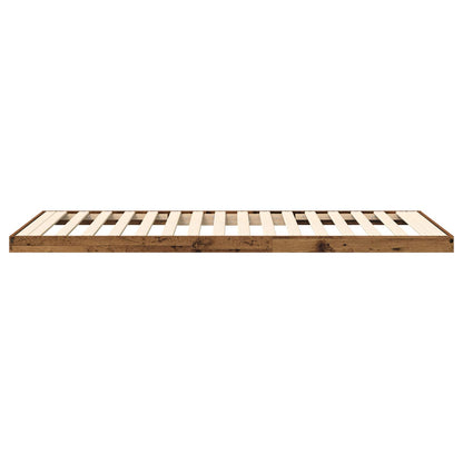 Struttura letto a terra Legno vecchio 100 x 200 cm | homemem39