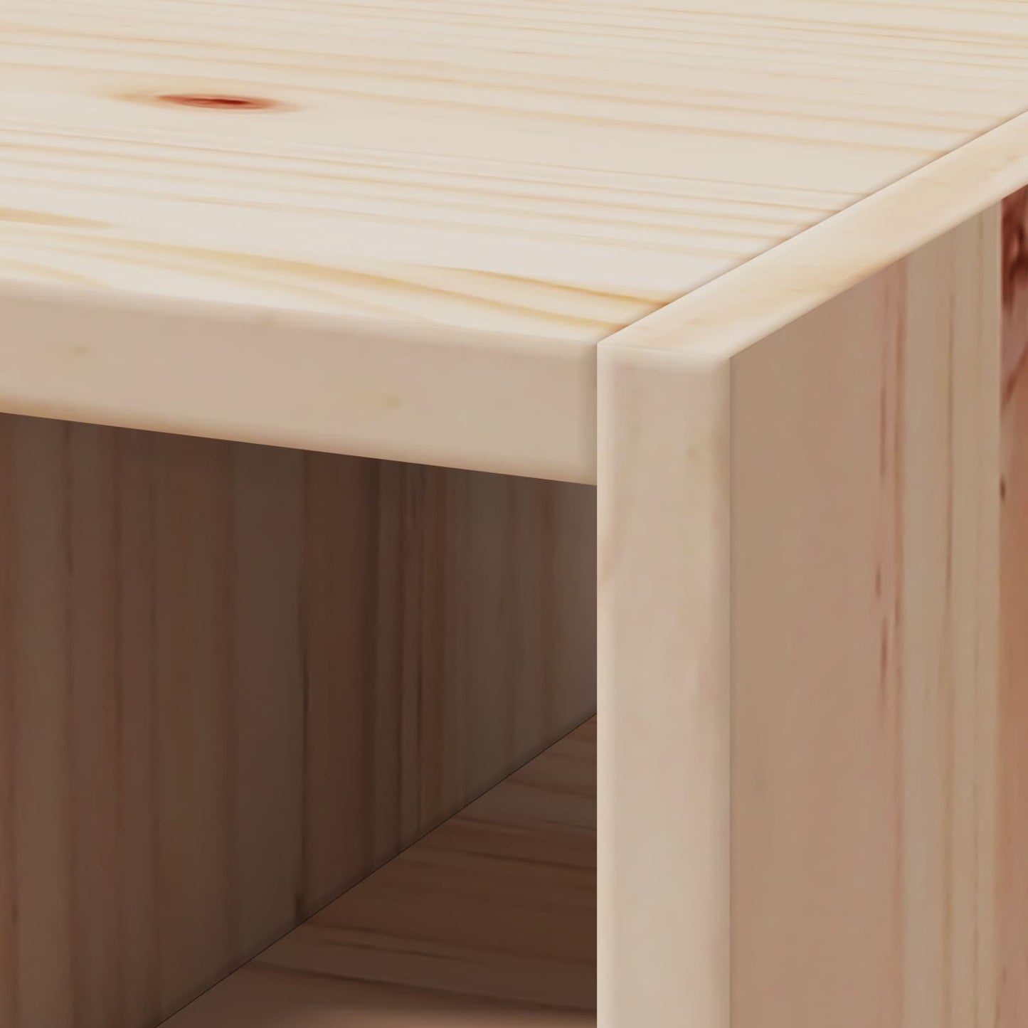 Portabottiglie 2 pcs Naturale 56 x 25 x 56 cm Pino massello