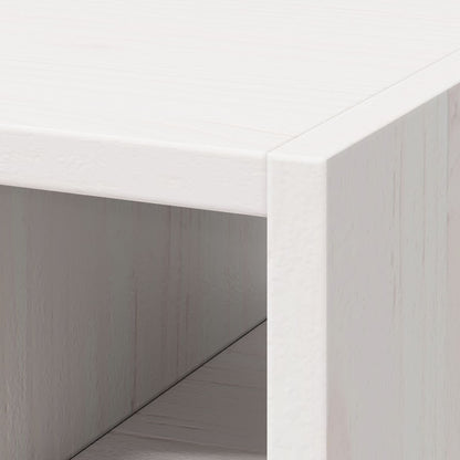 Portabottiglie 2 pcs Bianco 56 x 25 x 56 cm Pino massello