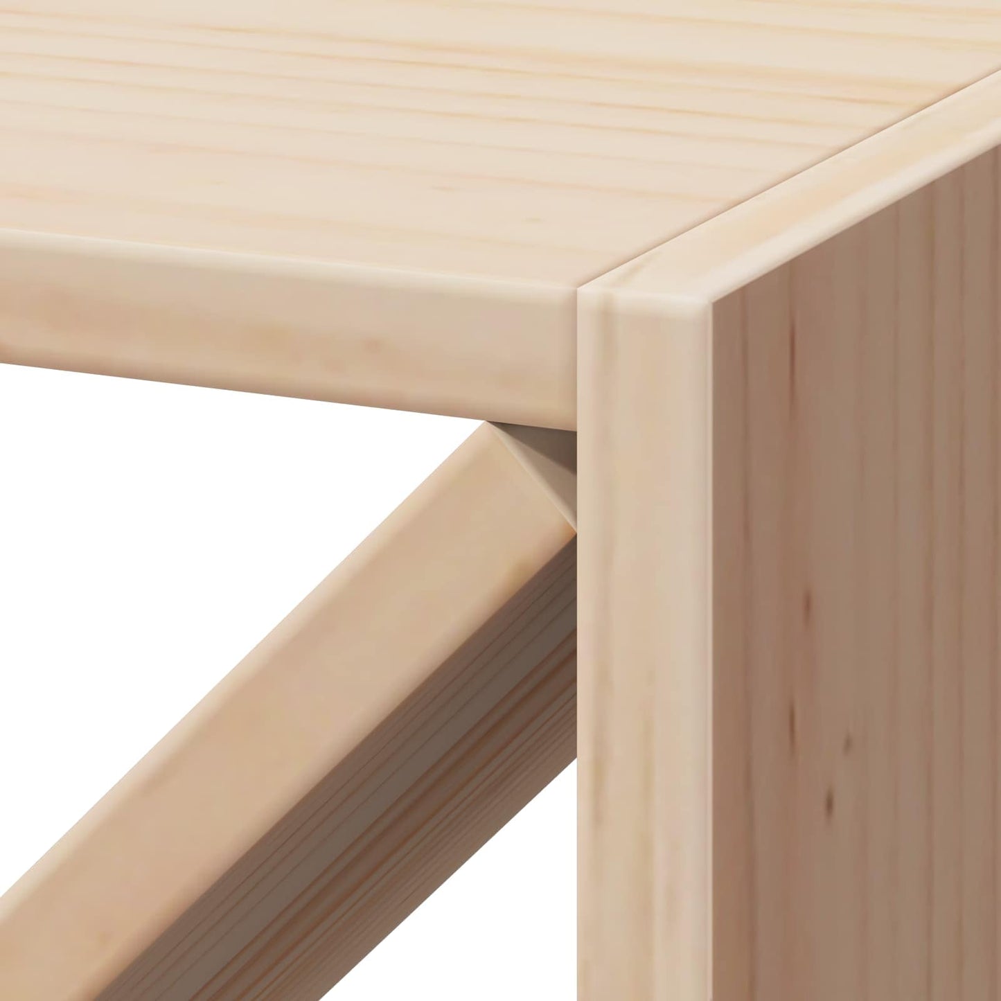 Portabottiglie 2 pcs Naturale 62 x 25 x 62 cm Pino massello