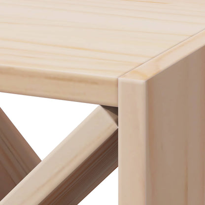 Portabottiglie 2 pcs Naturale 62 x 25 x 62 cm Pino massello