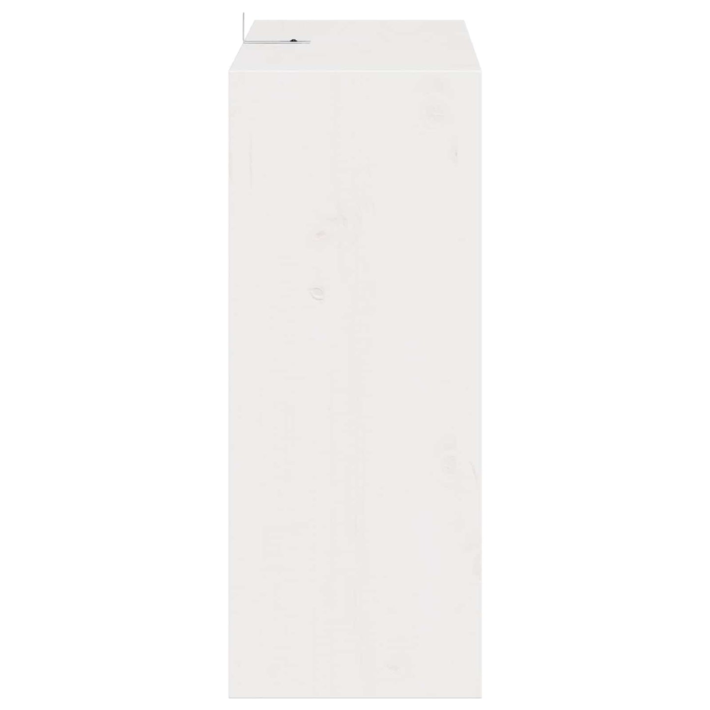 Portabottiglie 2 pcs Bianco 62 x 25 x 62 cm Pino massello