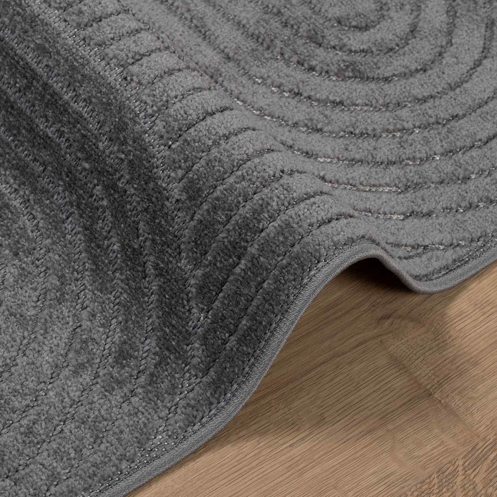 Tappeti per area PALMERAS Antracite 340 x 240 cm Poliestere | homemem39