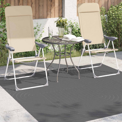 Tappeti per area PALMERAS Antracite 120 x 120 cm Poliestere | homemem39