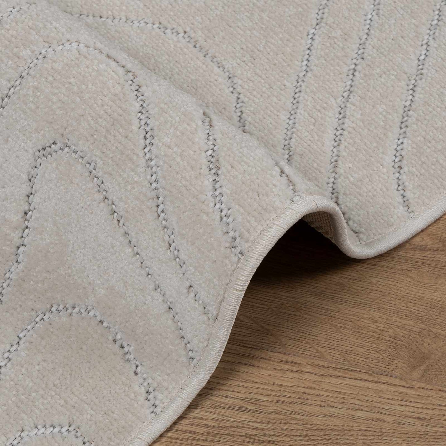Tappeti per area PALMERAS Crema 200 x 140 cm Poliestere | homemem39