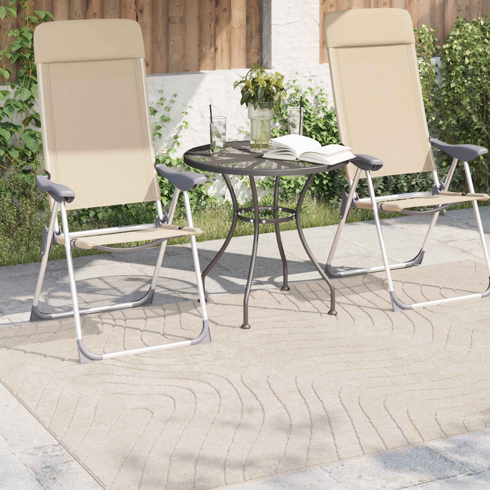 Tappeti per area PALMERAS Beige 160 x 230 cm Poliestere | homemem39