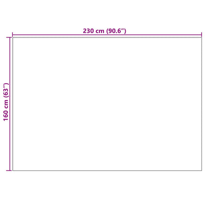 Tappeti per area PALMERAS Beige 160 x 230 cm Poliestere | homemem39