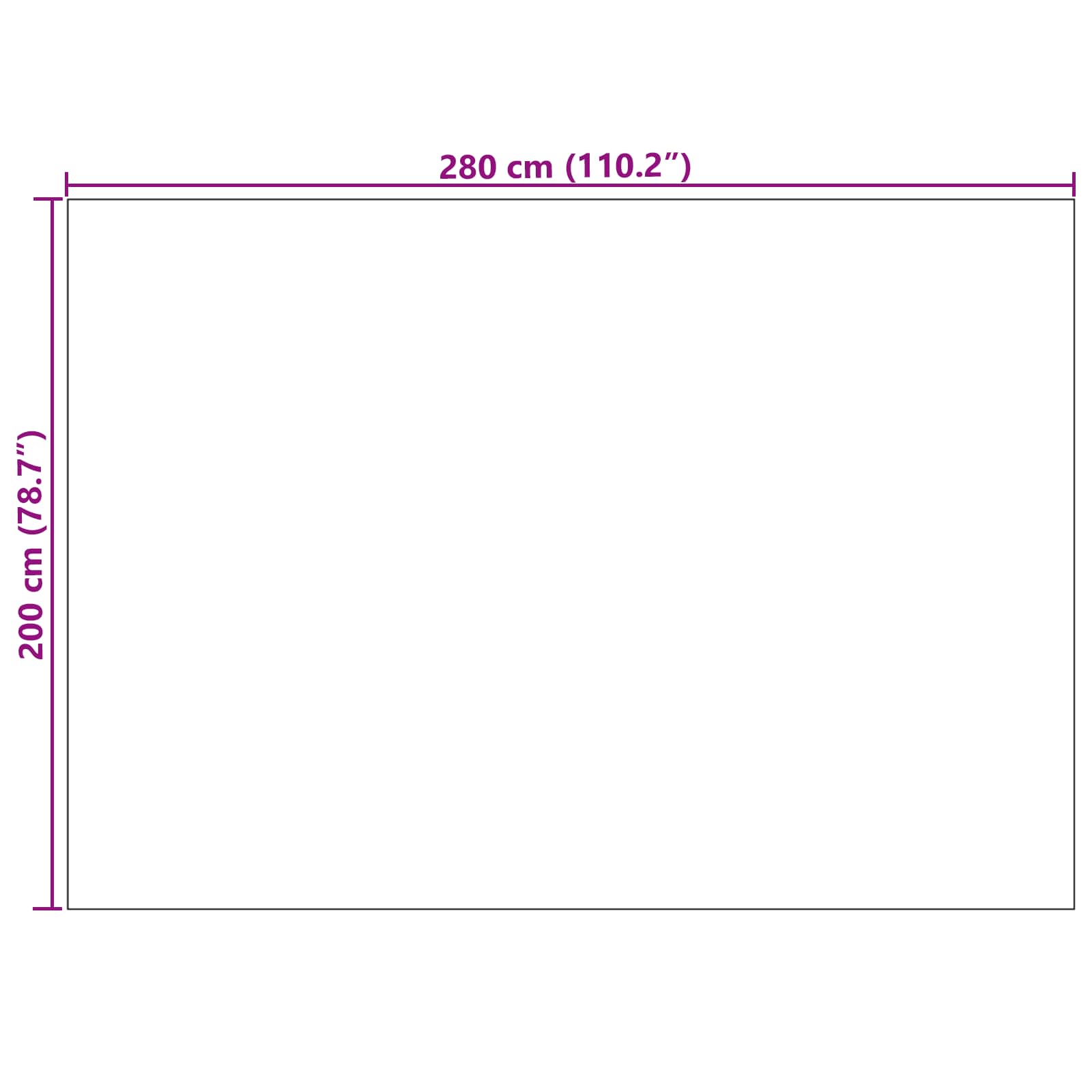 Tappeti per area PALMERAS Beige 200 x 280 cm Poliestere | homemem39