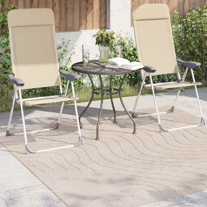 Tappeti per area Quadrato PALMERAS Beige 120 x 120 cm | homemem39