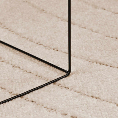 Tappeti per area Rotondo PALMERAS Beige Ø 200 CM Poliestere | homemem39