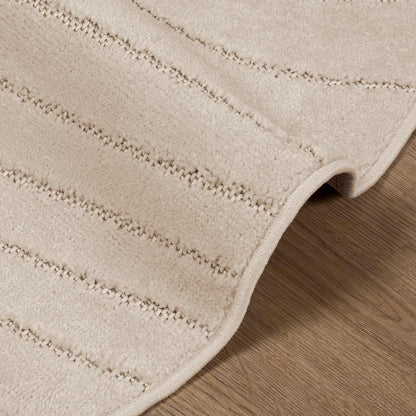 Tappeti per area Rotondo PALMERAS Beige Ø 200 CM Poliestere | homemem39