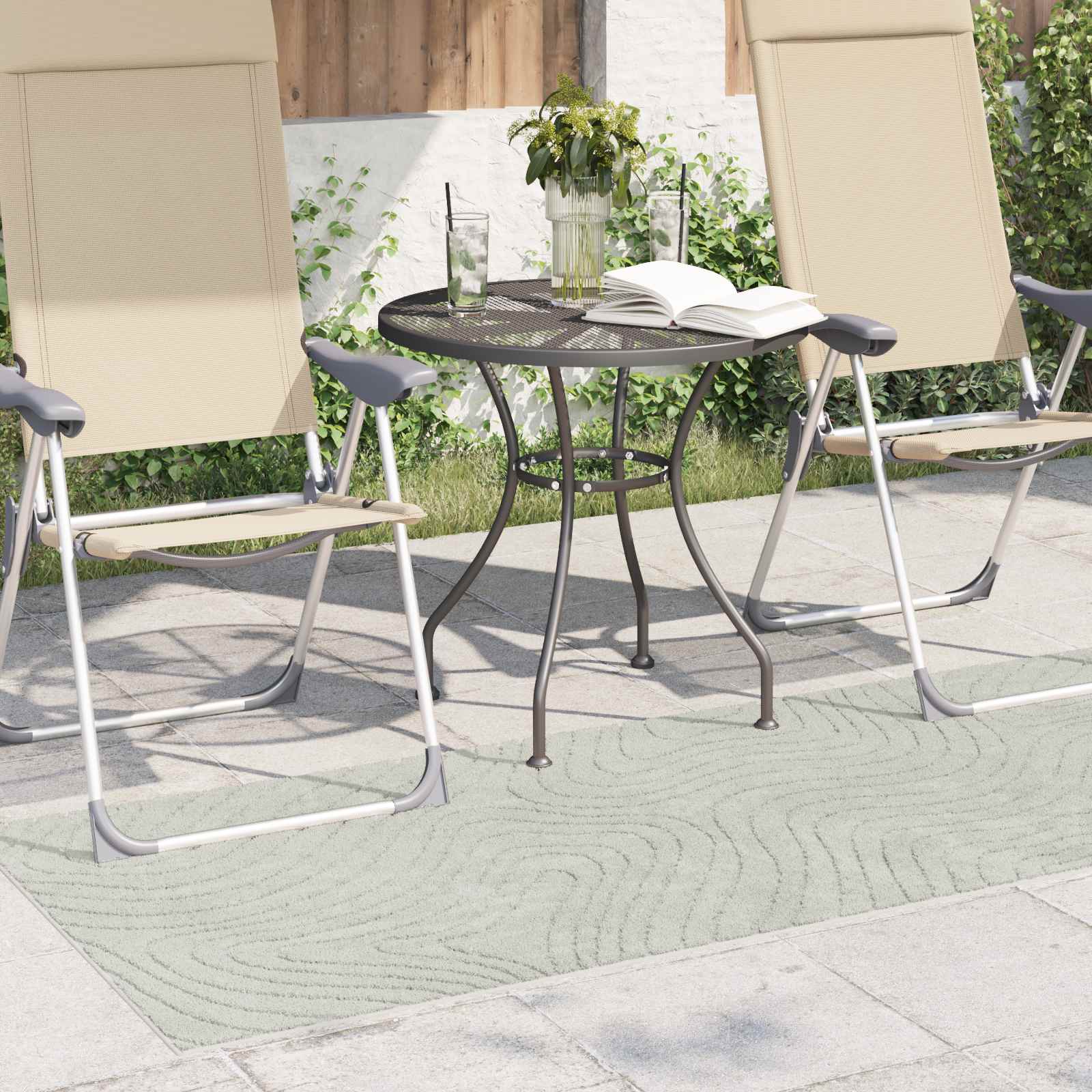 Tappeti per area PALMERAS Verde 80 x 200 cm Poliestere | homemem39