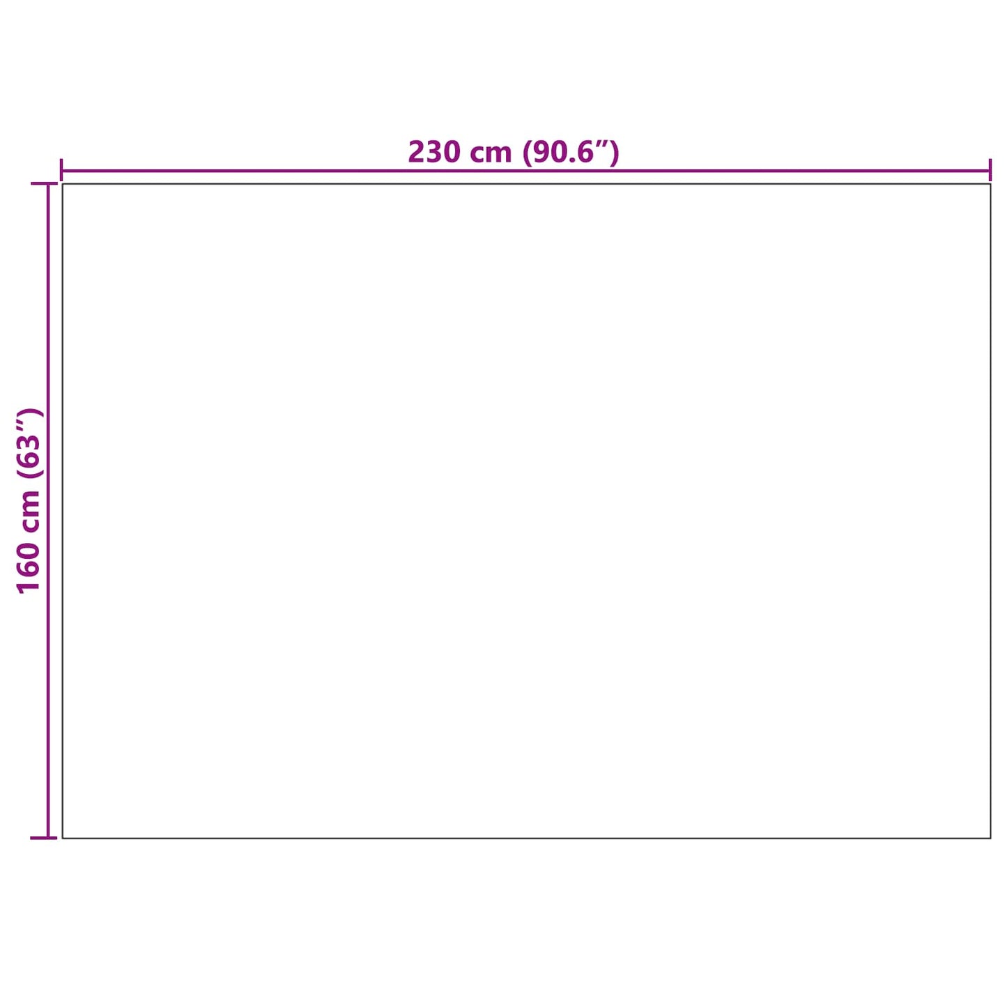 Tappeti per area PALMERAS Verde 160 x 230 cm Poliestere | homemem39