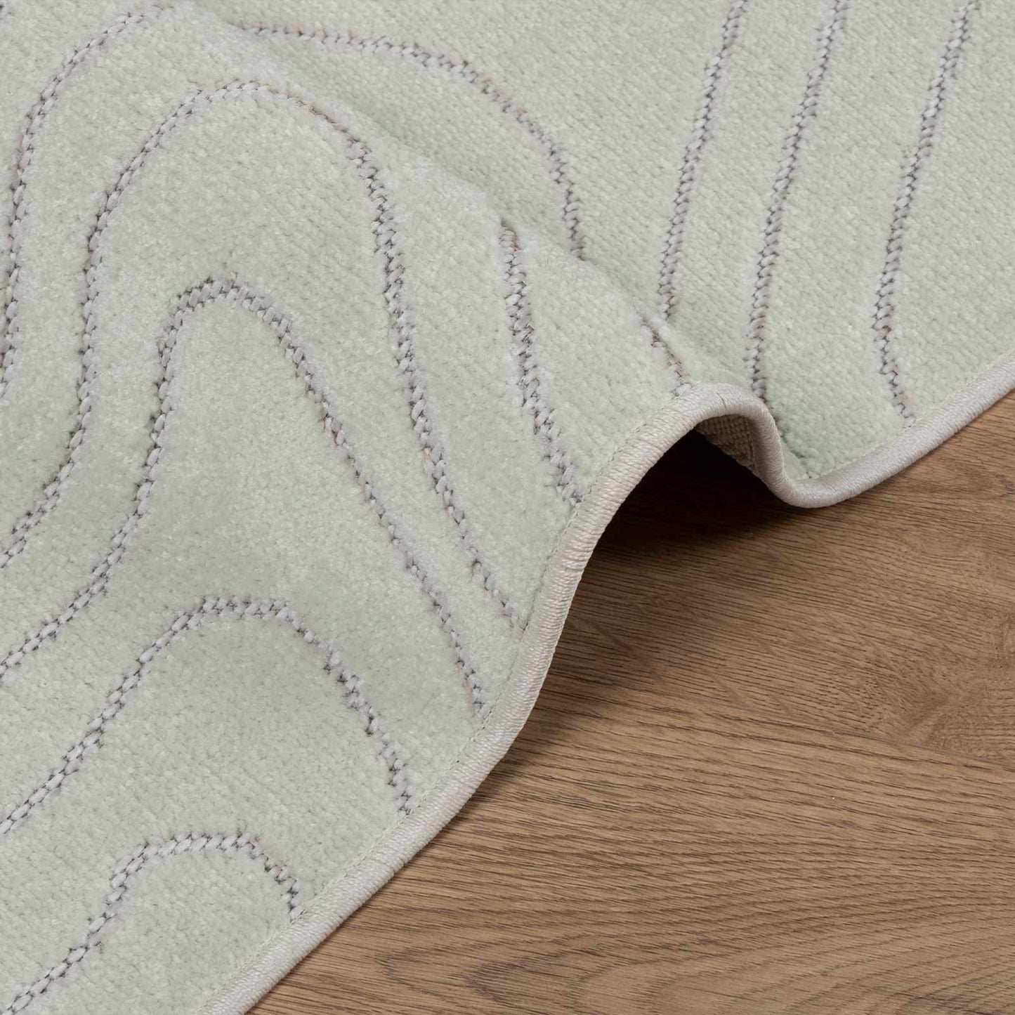 Tappeti per area Quadrato PALMERAS Verde 200 x 200 cm | homemem39
