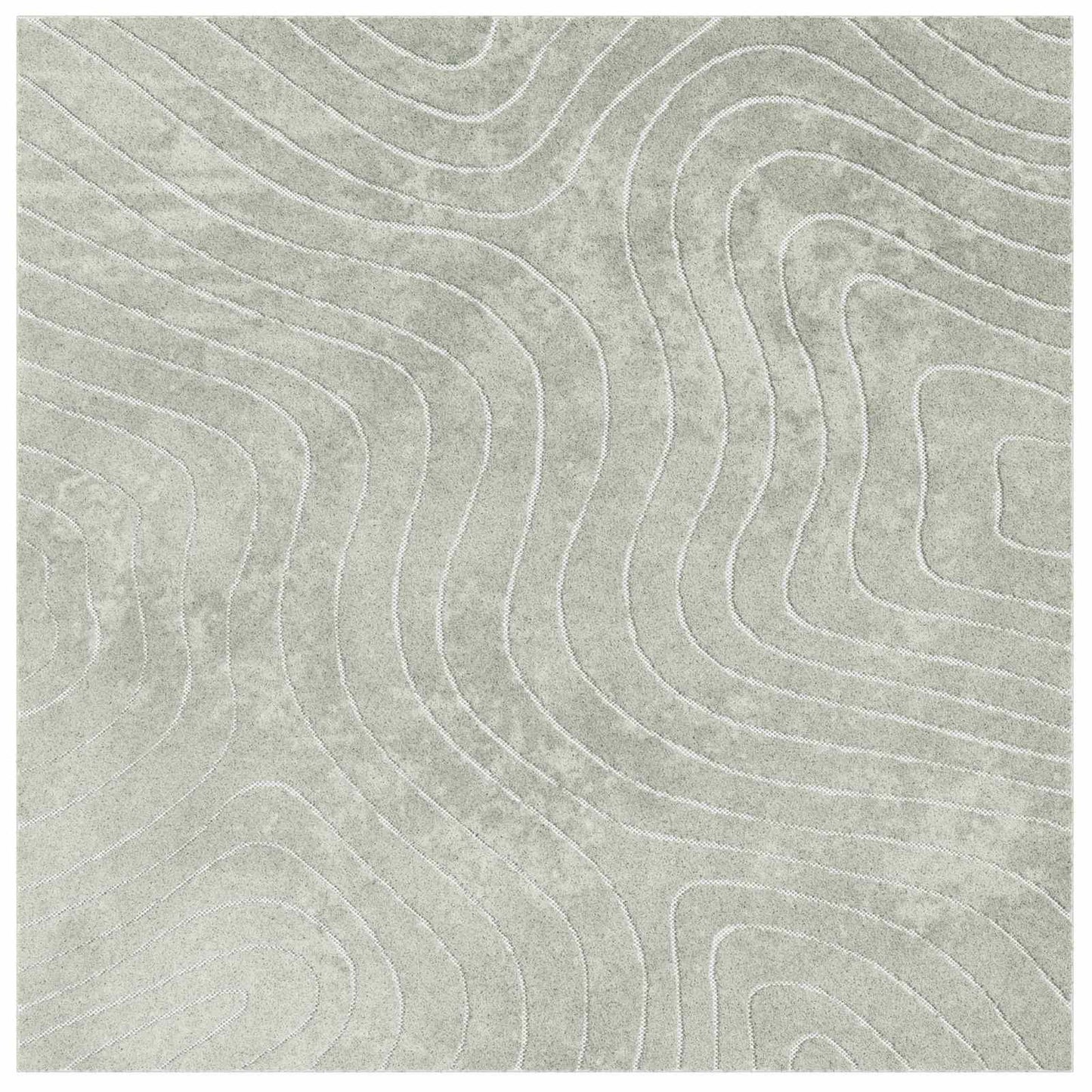 Tappeti per area Quadrato PALMERAS Verde 240 x 240 cm | homemem39