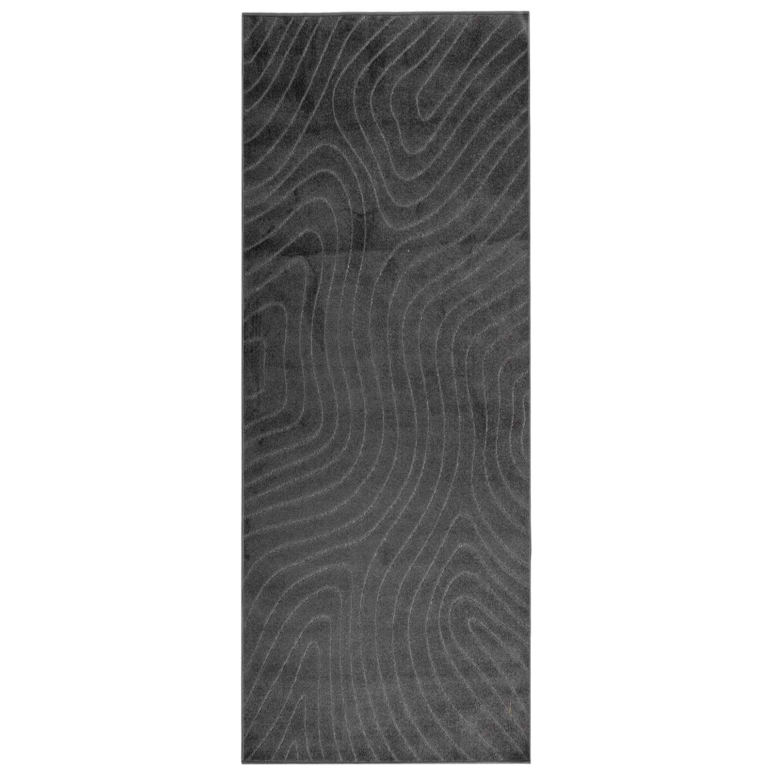 Tappeti per area PALMERAS Antracite 200 x 80 cm Poliestere | homemem39