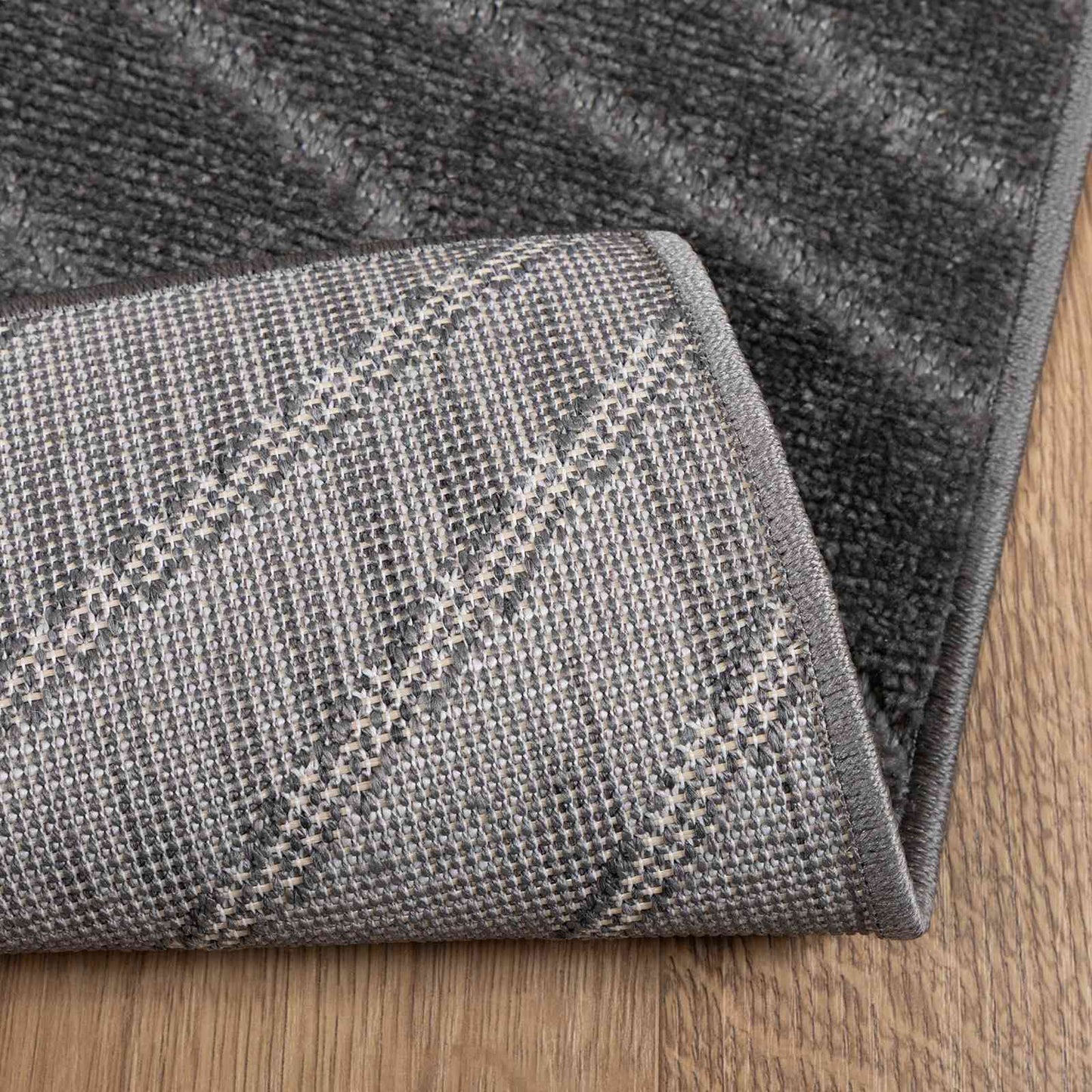 Tappeti per area PALMERAS Antracite 230 x 160 cm Poliestere | homemem39