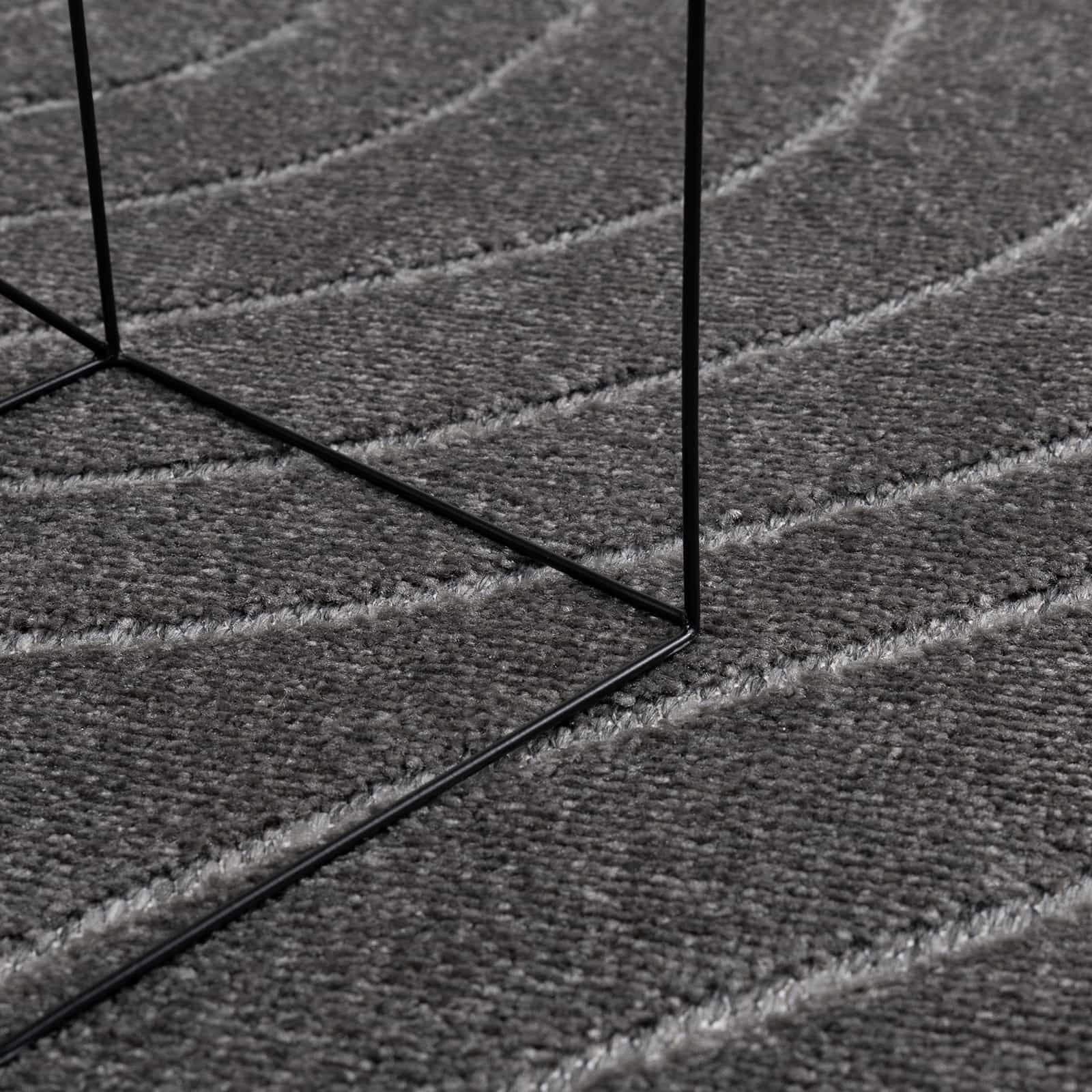 Tappeti per area PALMERAS Antracite 230 x 160 cm Poliestere | homemem39