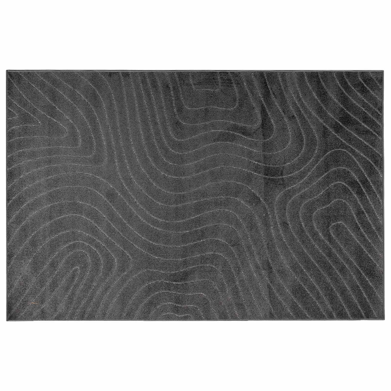 Tappeti per area PALMERAS Antracite 280 x 200 cm Poliestere | homemem39