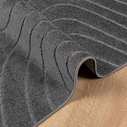 Tappeti per area PALMERAS Antracite 200 x 200 cm Poliestere | homemem39