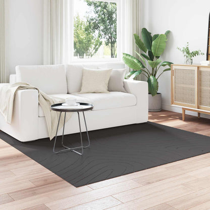 Tappeti per area PALMERAS Antracite 200 x 200 cm Poliestere | homemem39