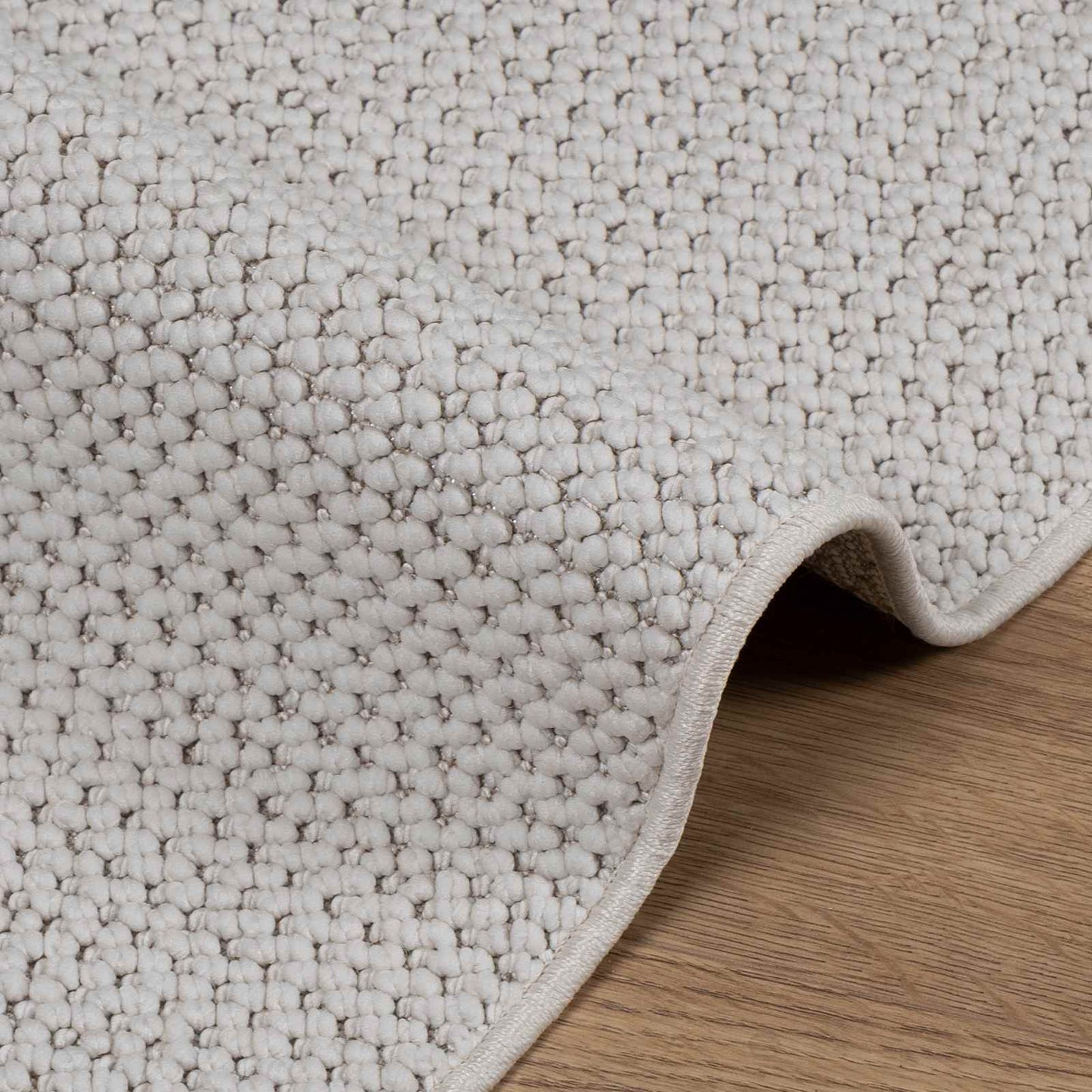 Tappeti per area Rettangolare LUGO Crema 200 x 80 cm Poliestere | homemem39