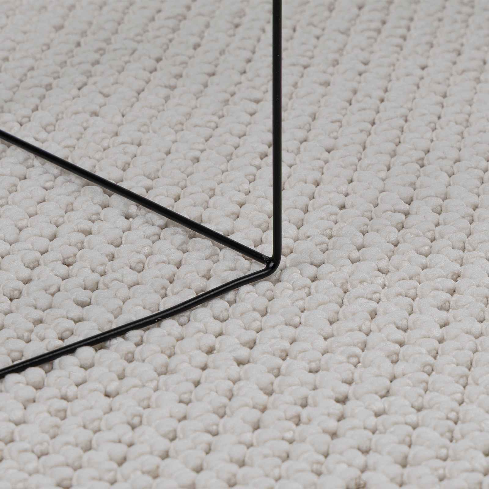Tappeti per area Rettangolare LUGO Crema 200 x 80 cm Poliestere | homemem39