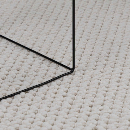 Tappeti per area Rettangolare LUGO Crema 200 x 80 cm Poliestere | homemem39