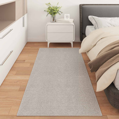 Tappeti per area Rettangolare LUGO Crema 200 x 80 cm Poliestere | homemem39