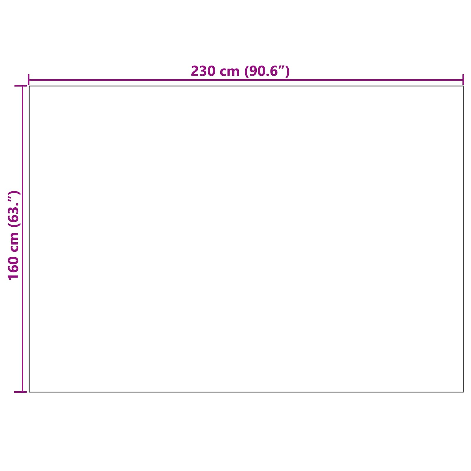 Tappeti per area Rettangolare LUGO Crema 230 x 160 cm | homemem39