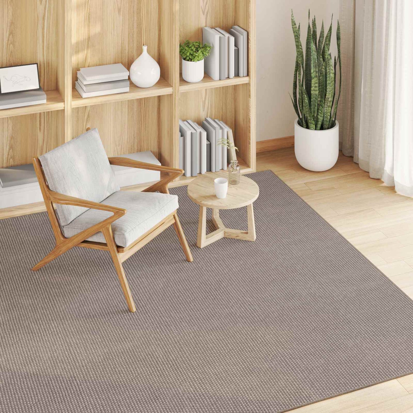 Tappeti per area Quadrato LUGO Talpa 120 x 120 cm Poliestere