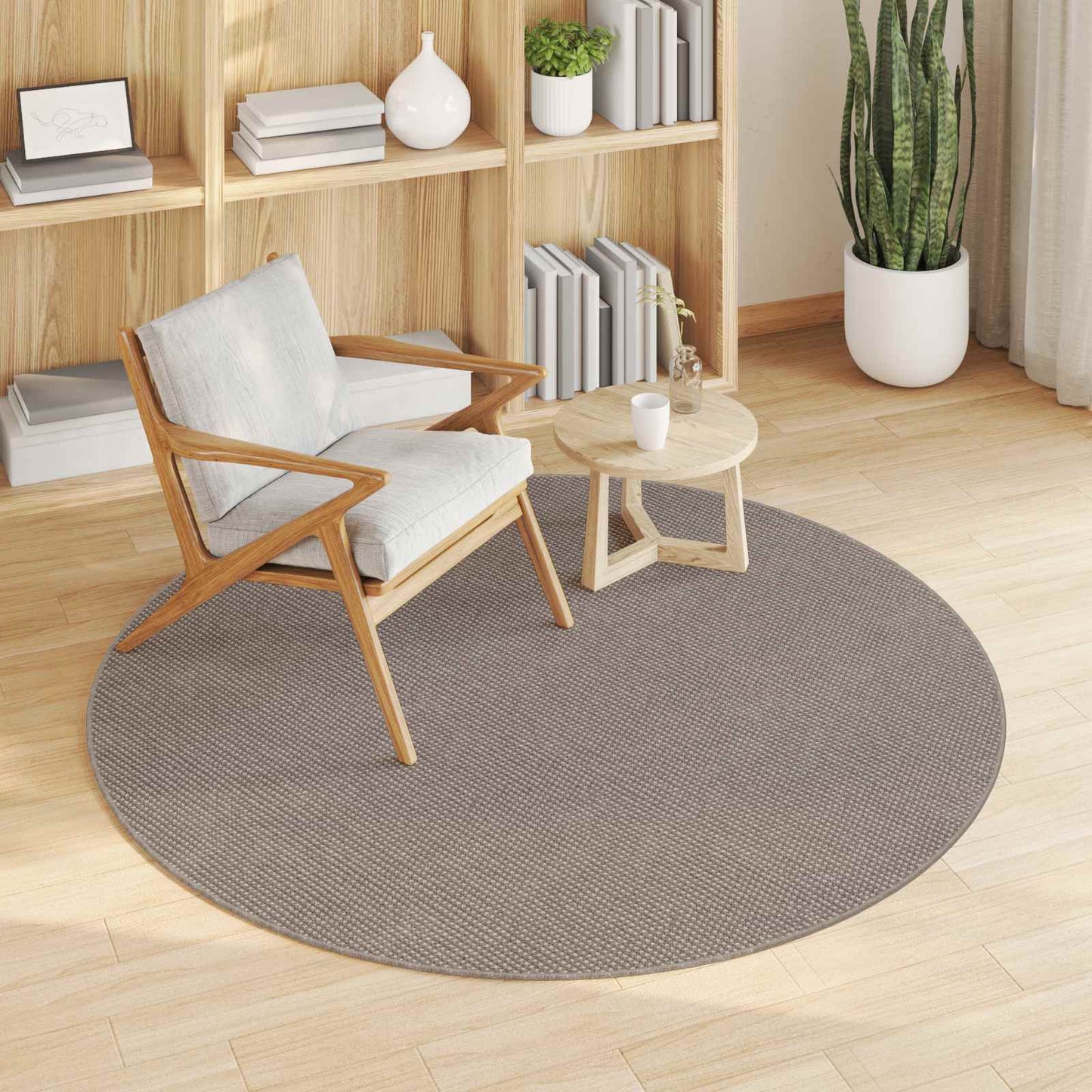 Tappeti per area Rotondo LUGO Talpa Ø 160 CM Poliestere | homemem39