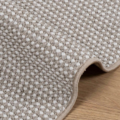 Tappeti per area LUGO Crema e Taupe 200 x 80 cm Poliestere | homemem39