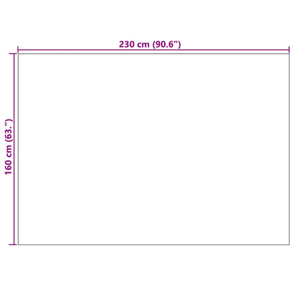 Tappeti per area LUGO Crema e Taupe 230 x 160 cm Poliestere | homemem39