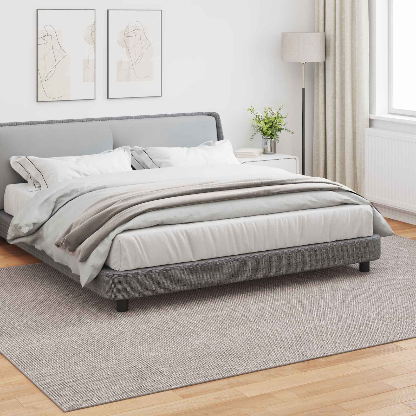 Tappeti per area LUGO Crema e Taupe 340 x 240 cm Poliestere | homemem39