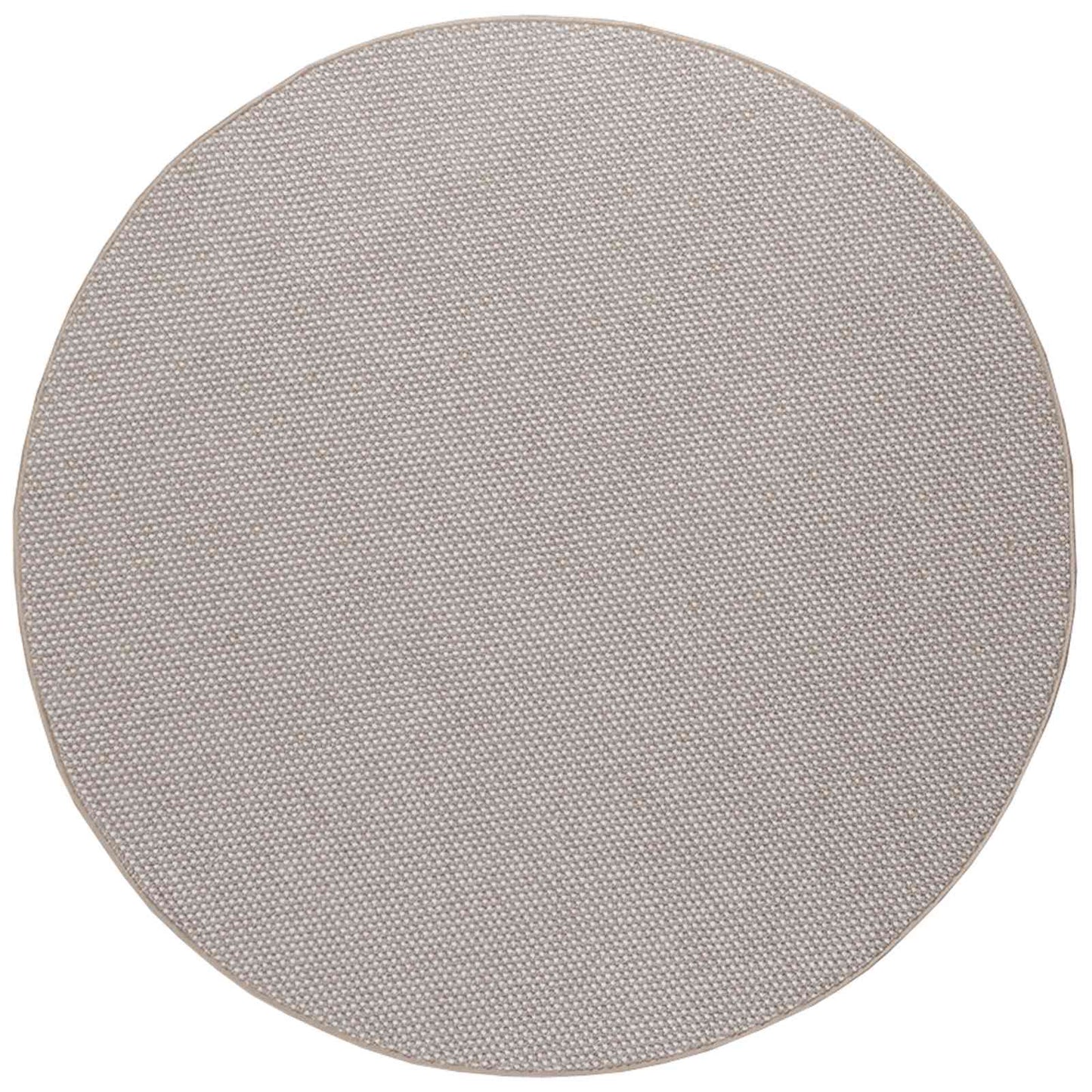 Tappeti per area Rotondo LUGO Crema e Taupe Ø 120 CM Poliestere | homemem39